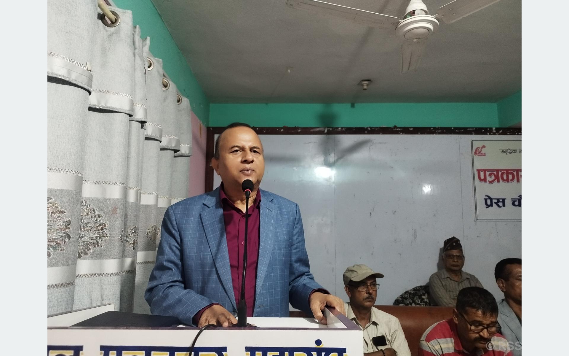 ‘वर्तमान सरकार आर्थिक विकास र पूर्वाधार निर्माणमा केन्द्रित छ’